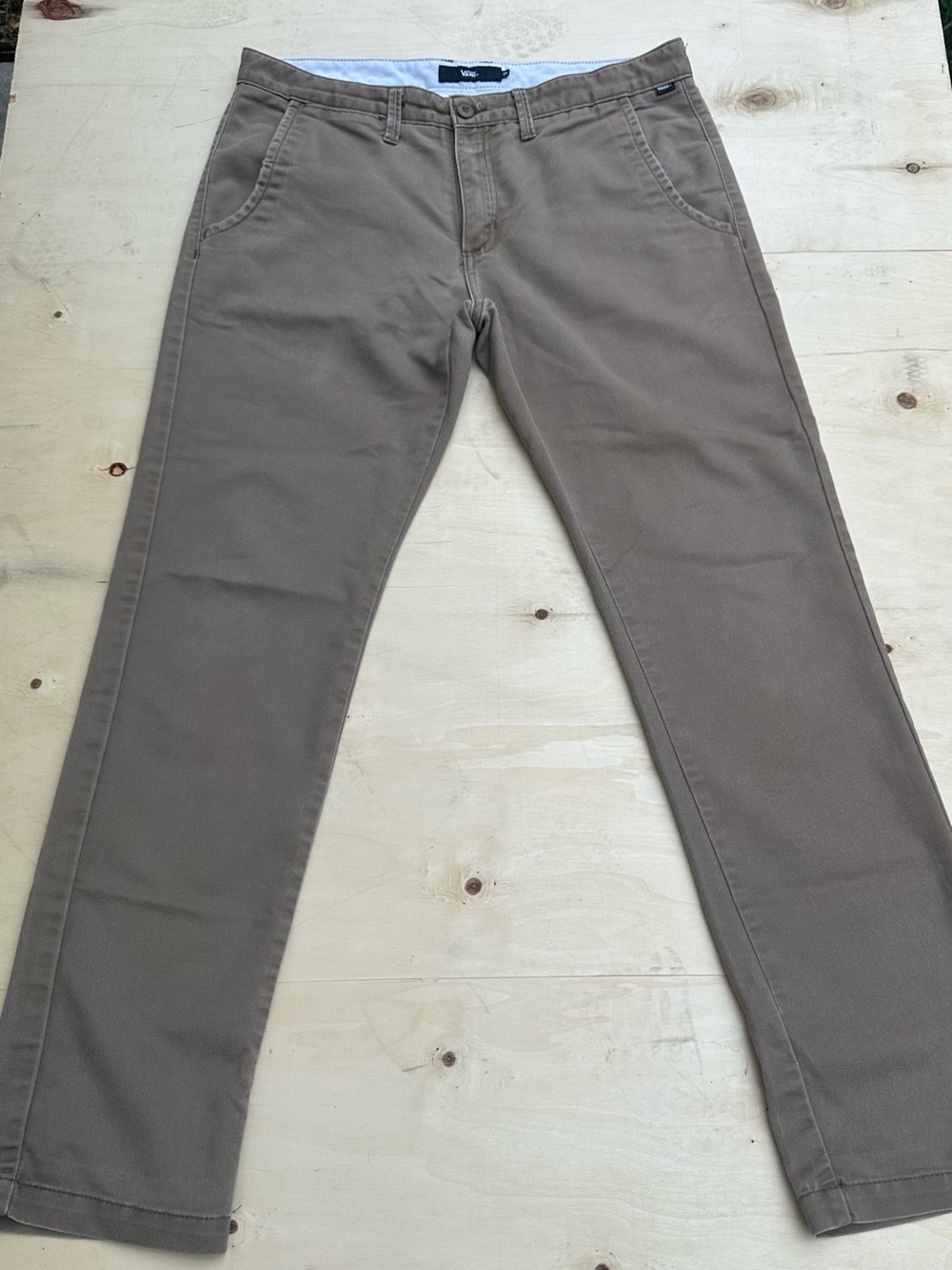Vans Men’s Chino Pants Brown/Taupe – Size 34